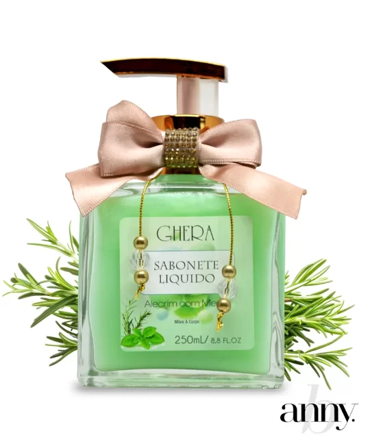 Sabonete Líquido Alecrim e Menta Ghera 250mL
